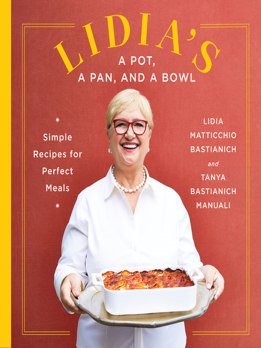 Cover of Lidia's a Pot, a Pan, and a Bowl